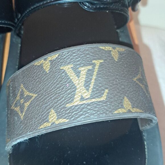 Louis Vuitton Sunbath Flat Mule Sandal Size 41 or US 9.5 - Picture 11 of 17